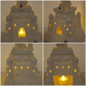 Partylite Candle Holder Sand Castle P7306 Tealight New in Box
